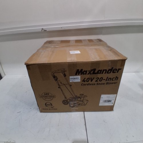 MAXLANDER 40V 20-INCH BRUSHLESS CORDLESS SNOW BLOWER WITH DUAL LED LIGHTS, 180° ROTATING CHUTE, ELECTRIC SNOW BLOWER BATTERY POWERED（2 X 4.0AH BATTERIES AND CHARGER INCLUDED) - 40V - 20" - ORANGE/BLACK - (MODEL: ASYSN0150040) image 8