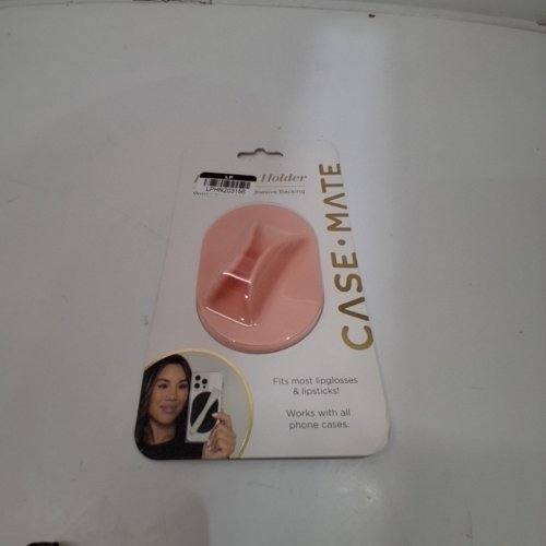 CASE MATE ADHESIVE SILICONE LIP GLOSS HOLDER - UNIVERSAL - PEACH image 2