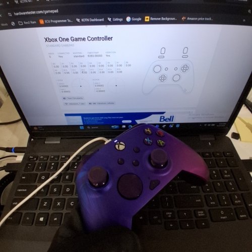 PDP GAMING REMATCH ADVANCED WIRED CONTROLLER - FOR XBOX SERIES X|S, XBOX ONE, PC, CUSTOMIZABLE, APP SUPPORTED - PURPLE FADE image 2