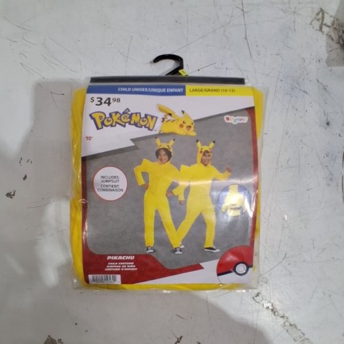 YOUTH DISGUISE POKÉMON PIKACHU COSTUME - LARGE - YELLOW image 2