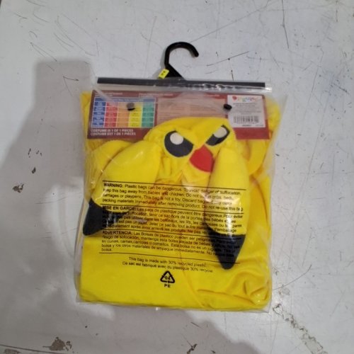 YOUTH DISGUISE POKÉMON PIKACHU COSTUME - LARGE - YELLOW image 3