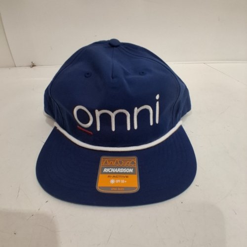 UNISEX RICHARDSON OMNI EMBROIDERED ROPE BASEBALL CAP - UPF50+ - ONE SIZE fits most - NAVY WHITE image 2