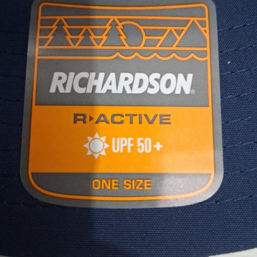 UNISEX RICHARDSON OMNI EMBROIDERED ROPE BASEBALL CAP - UPF50+ - ONE SIZE fits most - NAVY WHITE image 4