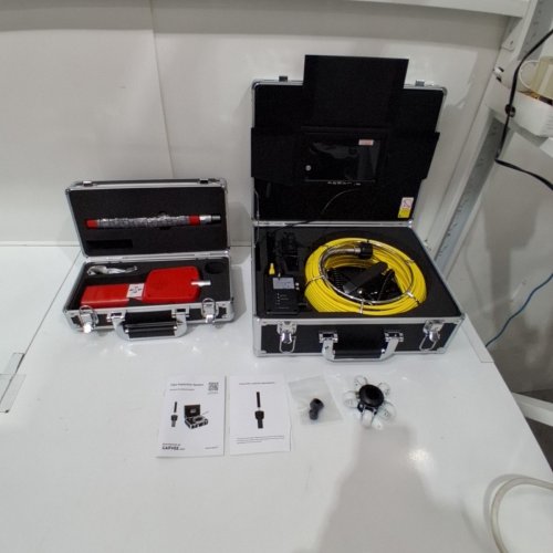 GARVEE PIPE INSPECTION SYSTEM - 512HZ LOCATOR, 165FT PIPELINE INSPECTION CAMERA - YELLOW/RED (ITEM: QN5KD/QN5KE) image 4