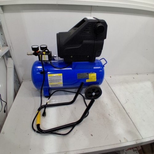 GOODYEAR HORIZONTAL PORTABLE ELECTRIC AIR COMPRESSOR - 150PSI - 8 GAL - BLUE (MODEL:GYC6080S) image 2