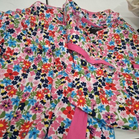 2PC WOMEN'S KATE SPADE PYJAMA SET - SMALL - LIGHT PINK/ RASPBERRIES (STYLE: 1969525) image 2