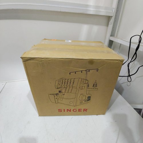 SINGER PROFESSIONAL HEAVY-DUTY METAL FRAME SERGER OVERLOCK AND ACCESSORY KIT WITH 2-3-4-5 STITCH CAPABILITY, REMOVEABLE TRIM TRAP, 1300 STITCHES PER MINUTE, & SELF ADJUSTING - WHITE (MODEL: 14T968DC) image 6