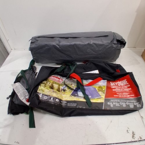 COLEMAN SKYDOME TENT WITH FLY - 4 PERSON CAPACITY - 8FT X 7FT - BLUE/GREY - (MODEL: 2000038087) image 2