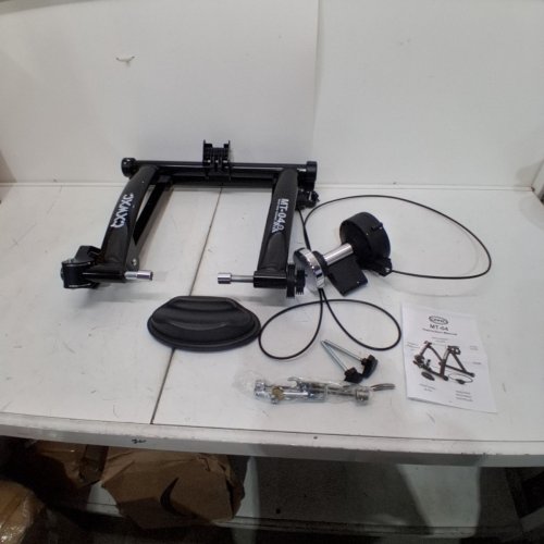 CXWXC INDOOR CYCLING BIKE TRAINER - BLACK - (MODEL: MT-04C) image 2