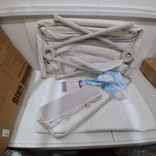 MINOBUB BABY BASSINET BEDSIDE SLEEPER - 4 ADJUSTABLE HEIGHTS - OFF WHITE (MODEL: PX001) image 4