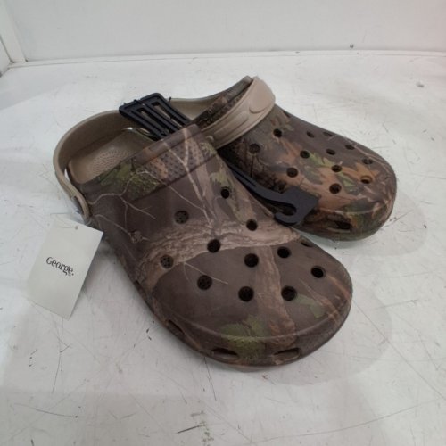 MEN'S GEORGE LIGHTWEIGHT CLOGS - SIZE 8 - BROWN/GREEN CAMO (MODEL: 14CLOGM26) image 2