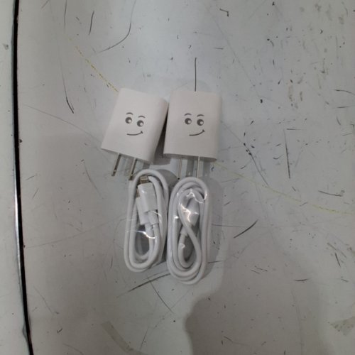 2PK DUAL PORT PD POWER ADAPTER FAST CHARGING BLOCK - WHITE image 2