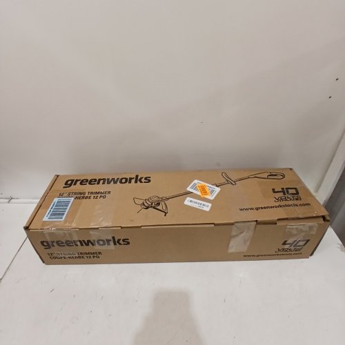 GREENWORKS CORDLESS STRING TRIMMER **TOOL ONLY** - 12" PATH 40V - GREEN/BLACK (MODEL: STF309/STF311) image 6