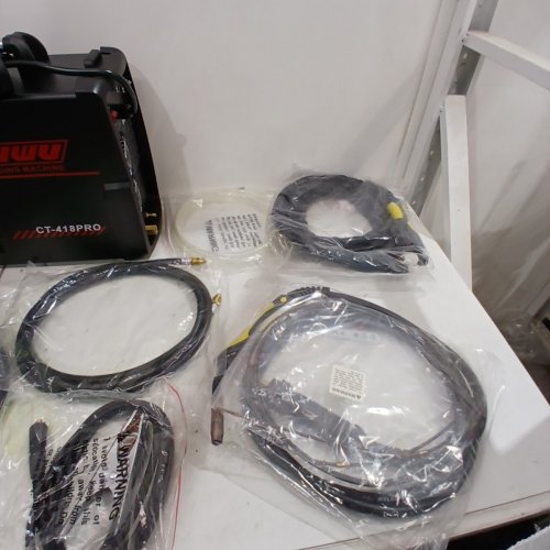 PUWU 6-IN-1 MULTIPROCESS PLASMA CUTTER WELDER WELDING MACHINE COMBO WITH 200A MIG/TIG/STICK & 50A CUT - BLACK (MODEL: CT-418PRO) image 5