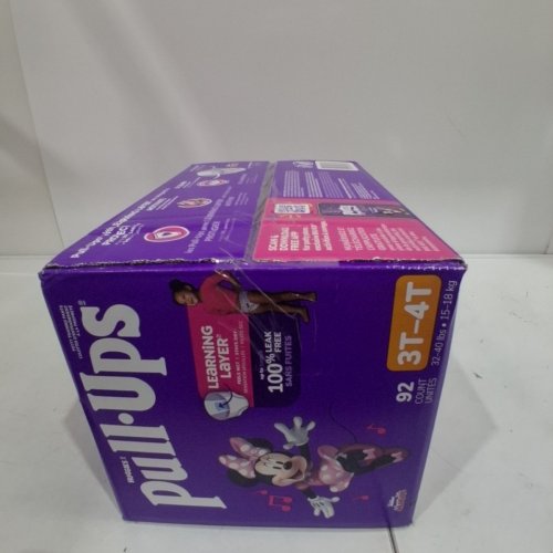 92PK HUGGIES PULL-UPS LEARNING DESIGNS TRAINING PANTS - 3T-4T - DISNEY MINNIE MOUSE image 3
