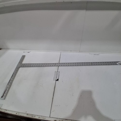 TOOLTECH FATPAT HEAVY-DUTY ALUMINUM DRYWALL T-SQUARE - 48" -SILVER (MODEL:704250) image 2