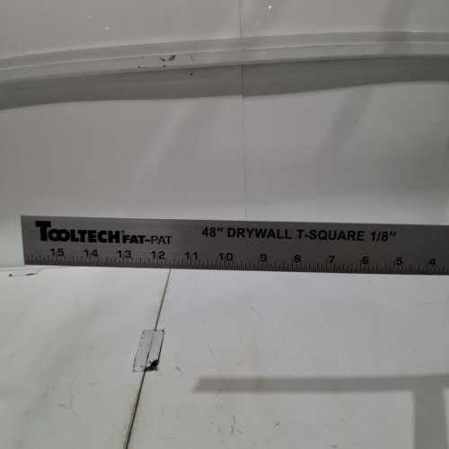 TOOLTECH FATPAT HEAVY-DUTY ALUMINUM DRYWALL T-SQUARE - 48" -SILVER (MODEL:704250) image 4