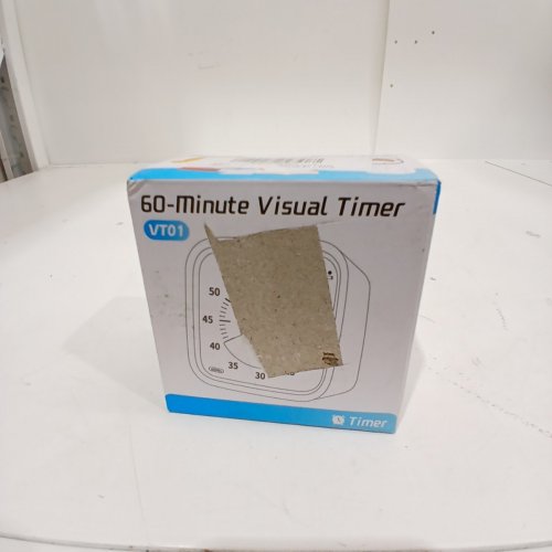 YUNBAOIT VISUAL 60 MINUTE COUNTDOWN TIMER WITH NIGHTLIGHT - BLACK (MODEL: VT01) image 2