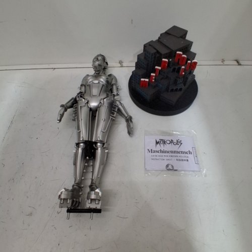 STAR ACE 1/4 SCALE POLYRESIN MASCHINENMENSCH STATUE - SILVER image 2