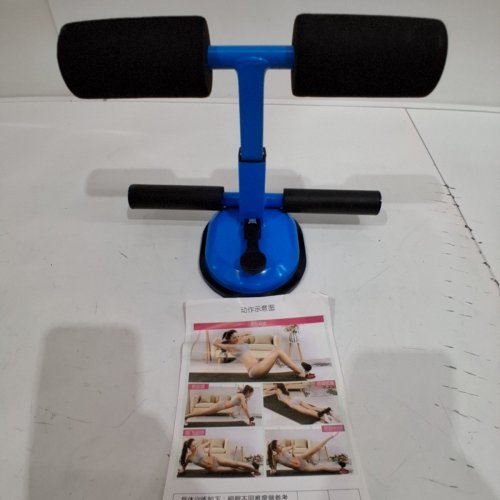 ABDOMINAL EXERCISE TRAINER WITH SUCTION CUP- BLUE AND BLACK image 4