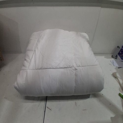 CASA PLATINO ALTERNATIVE MICROFIBER COMFORTER - FOR ALL SEASONS - QUEEN - WHITE image 4