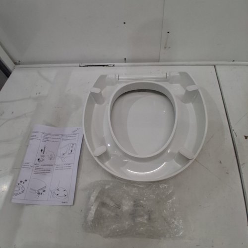 KOHLER HYTEN ELEVATED SLOW-CLOSE ROUND TOILET SEAT - 16.75" X 14.8" X 3" - BISCUIT BEIGE (MODEL: 25876-96) image 2