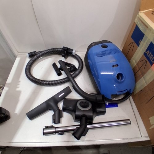 MIELE CLASSIC C1 HARDFLOOR BAGGED CANISTER VACUUM CLEANER WITH MIELE AIRCLEAN SYSTEM AND ALLTEQ UNIVERSAL FLOORHEAD - 1200W - TEAL BLUE (MODEL: SBAN0) image 3