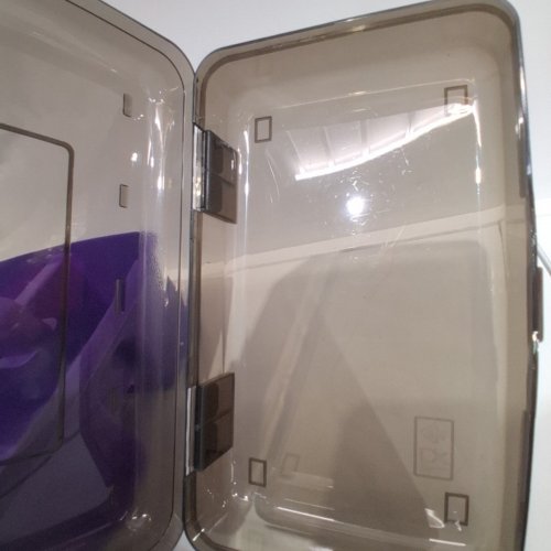 3PC ASSORTED OFFICE STORAGE PIECES - PURPLE / BLACK image 3