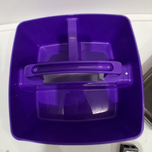 3PC ASSORTED OFFICE STORAGE PIECES - PURPLE / BLACK image 4