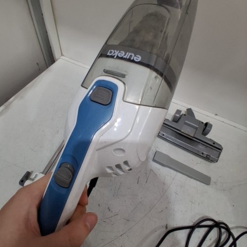 EUREKA HOME LIGHTWEIGHT CORDED STICK VACUUM CLEANER - POWERFUL SUCTION SMALL VACUUM - 3-IN-1 HAND VAC - AQUA BLUE (MODEL: NES100) image 6