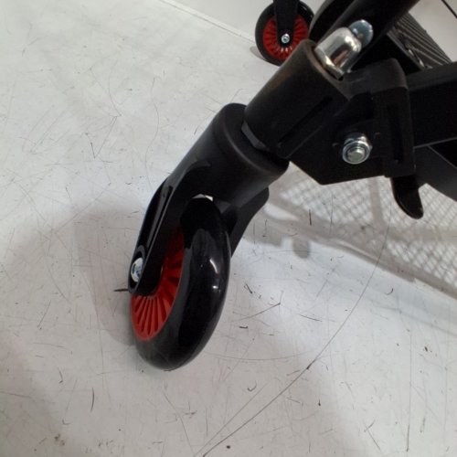 SERENELIFE COMPACT FOLDING SHOPPING CART WITH REMOVABLE WATERPROOF LINER - 21.8" X 36.8" - 70LBS MAX - BLACK/RED (MODEL: SLSPCART75) image 4