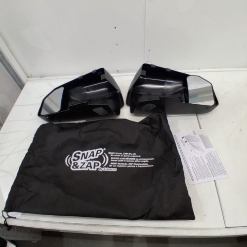 2PK K-SOURCE FIT SYSTEM SNAP AND ZAP CUSTOM FIT TOWING MIRROR EXTENSIONS - FOR FORD F150 2015-2020 - BLACK (MODEL: 81850) image 2