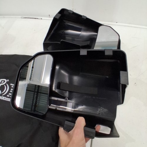 2PK K-SOURCE FIT SYSTEM SNAP AND ZAP CUSTOM FIT TOWING MIRROR EXTENSIONS - FOR FORD F150 2015-2020 - BLACK (MODEL: 81850) image 3