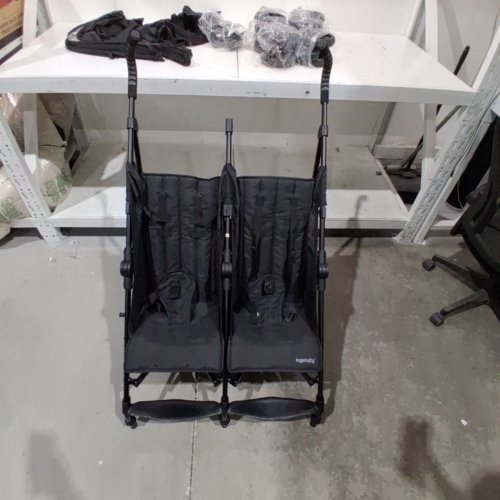INGENUITY 3DLITE DOUBLE UMBRELLA STROLLER - 50LBS MAX - BLACK -(MODEL:31923) image 2