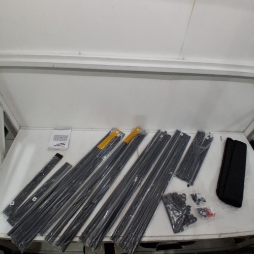 METAL FABRIC ROOM DIVIDER PARTITION SCREEN - BLACK (MODEL: SPQ-01570) image 2