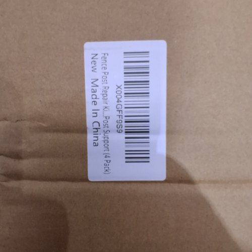 4PK FENCE POST REPAIR KIT STEEL ANCHORS - FOR POSTS 4" X 4" & 6" X 6" - 35" - BLACK (MODEL: B0DM29D642) image 2