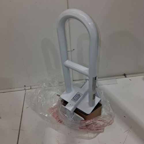 MEDLINE BATHTUB BAR, LOCKS TO SIDE OF TUB - WHITE image 3