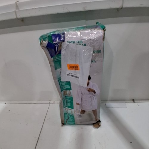 MEDLINE BATHTUB BAR, LOCKS TO SIDE OF TUB - WHITE image 4