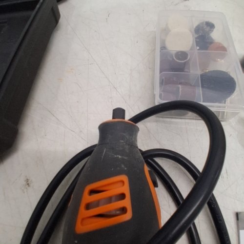 HARDELL ROTARY TOOL KIT - 200W - 8000-4000RPM - BLACK / ORANGE image 4