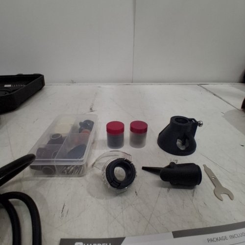 HARDELL ROTARY TOOL KIT - 200W - 8000-4000RPM - BLACK / ORANGE image 5