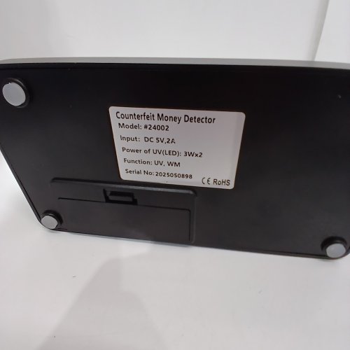 BETTER OFFICE PRODUCTS UV COUNTERFEIT BILL DETECTOR - 3W - BLACK (MODEL: 24002) image 2