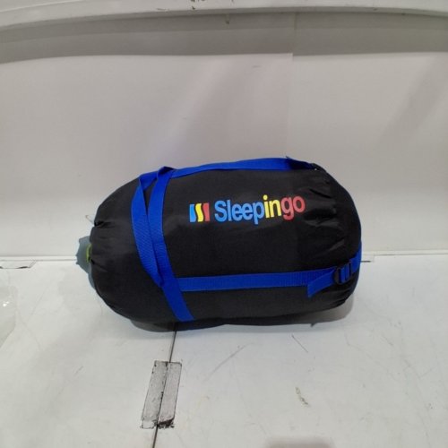 ADULT SLEEPINGO WATERPROOF SLEEPING BAG - DOUBLE - GREEN/GREY image 5