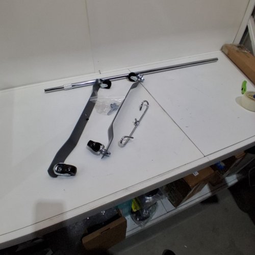 MEDLINE FOUR LEG IV POLES STAND 47" X 85" - CHROME (MODEL: MDS80441) image 2