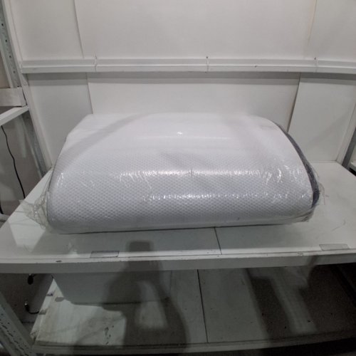 FOAM MATTRESS TOPPER - TWIN XL (37.5" X 79" X 4") - GREY/WHITE image 4