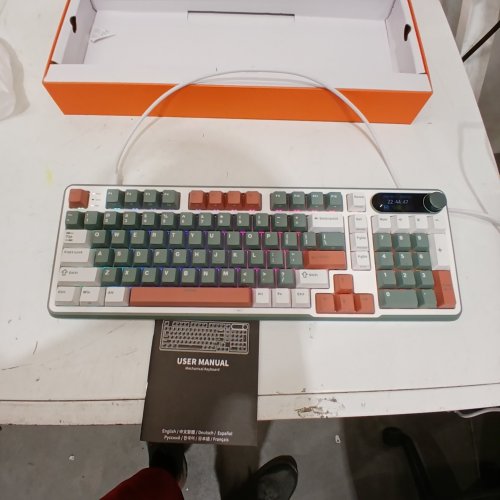 ROYAL KLUDGE MECHANICAL KEYBOARD - MULTICOLOR (MODEL: RK-S98) image 3