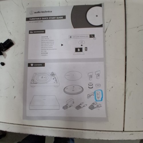 AUDIO-TECHNICA FULLY MANUAL DIRECT-DRIVE ANALOG AND USB TURNTABLE WITH 3 SPEEDS, ANTI-SKATE, AND VARIABLE PITCH CONTROL- BLACK (MODEL: AT-LP120XBT-USB ) image 4