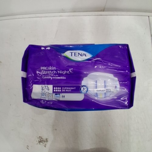 12PK TENA UNISEX PROSKIN OVERNIGHT STRETCH BRIEFS - LG/XL image 3