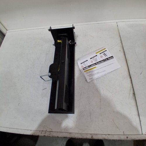 TANFIX FOLDABLE HEAVY DUTY HIGH STRENGTH STEEL LADDER EXTENSION TOOL FOR STAIRS WITH NON SLIP MAT, 9.25" X 15.5", BLACK(MODEL: ‎LE-1) image 2