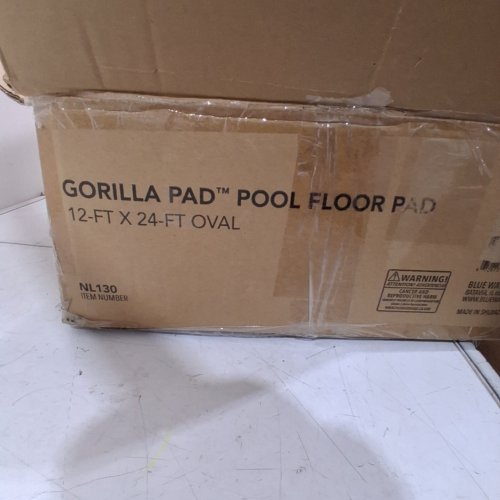 BLUE WAVE OVAL GORILLA FLOOR PAD FOR ABOVE GROUND SWIMMING POOLS - 12FT X 24FT - BLUE (MODEL: NL130) image 2