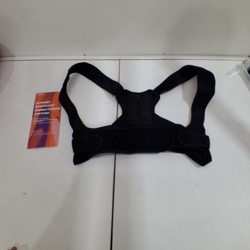 UNISEX AOFIT ADJUSTABLE BREATHABLE POSTURE CORRECTOR - LARGE - BLACK image 4